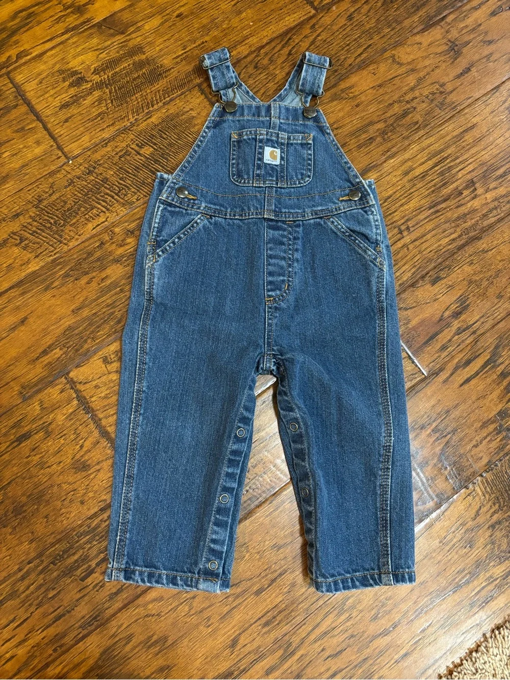 Carhartt Dark Blue Denim Overalls